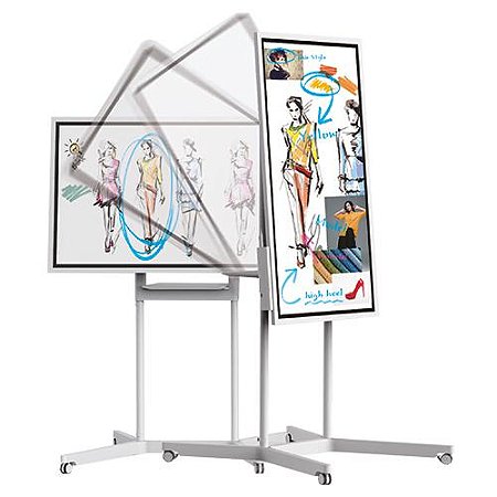 Monitor Touch 55" Flip Interativo + Pedestal, WMB55 e STN LH55WMBWBGCXZA
