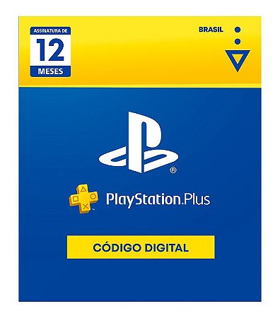 Cartão Psn Plus Brasil 12 Meses - Playstation Network Brasil