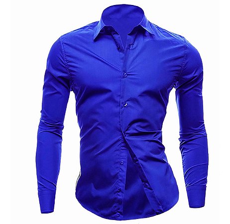Camisa Masculina Slim fit Luxo Basic