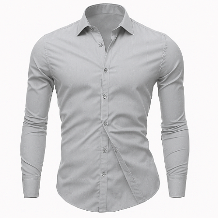 Camisa Masculina Slim fit Luxo Basic
