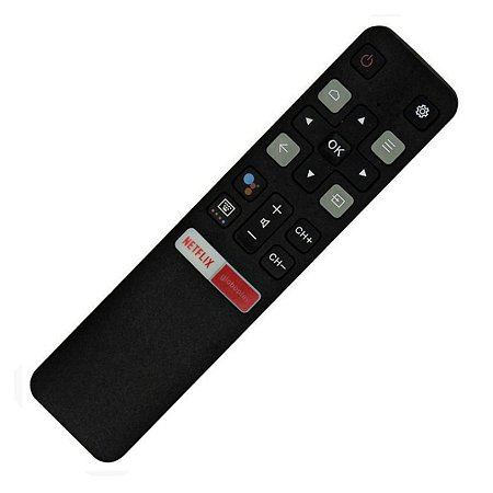Controle Remoto para TCL Tv Smart Rc802v 55p8m 4 Netflix Globoplay