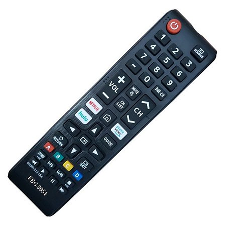 Controle Remoto TV LED Samsung BN59-01315A com Netflix / Prime Video / Hulu (Smart TV)