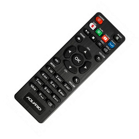 Controle Remoto para Smart Tv Box Aquário STV-2000 4K