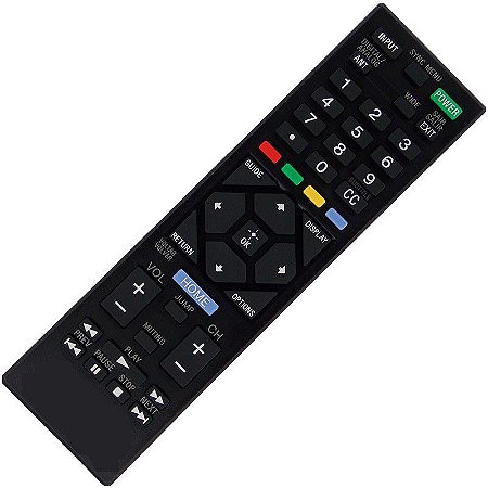 Controle Remoto TV LCD / LED Sony Bravia RM-YD093 / KDL-32R435B / KDL-40R485B / KDL-48R485B