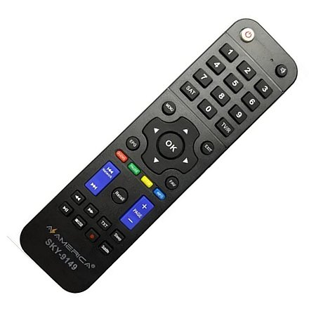 Controle Remoto para Receptor Azamerica Silver GX Pro
