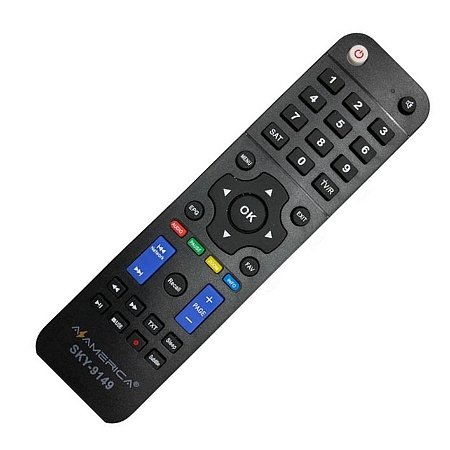 Controle Remoto para Receptor Azamerica Champions Pró Mobi 4k