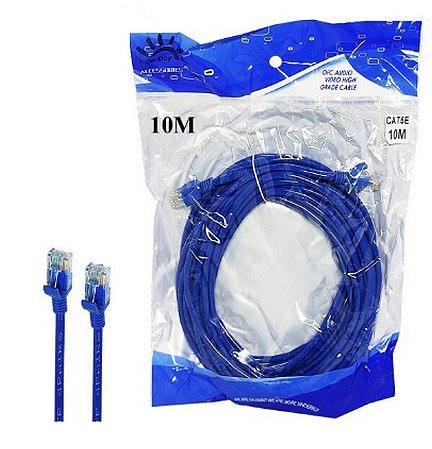 CABO DE REDE 10 METROS RJ45 CRIMPADO (N213)