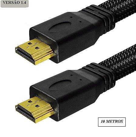 Cabo HDMI x HDMI 10 Metros Blindado Maxmidia