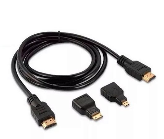 CABO HDTV 4 EM 1 INTERFACE MULTIMÍDIA DE ALTA DEFINIÇÃO 1,5M