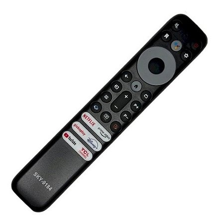 Controle Remoto Para Tv Smart Tcl 4k Android Netflix Globoplay