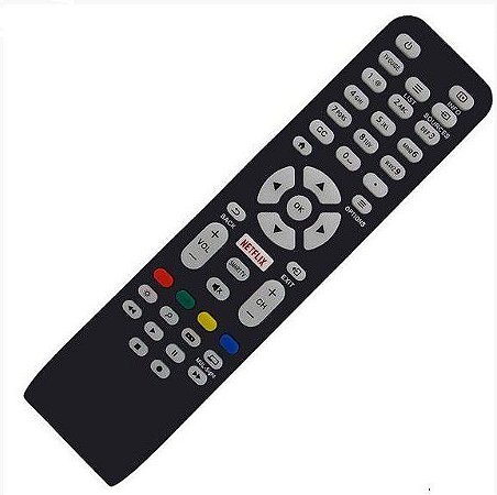 Controle Remoto TV  AOC  com Netflix  Le43s5760 Le43s5970 Le50s5970 Le43s5977