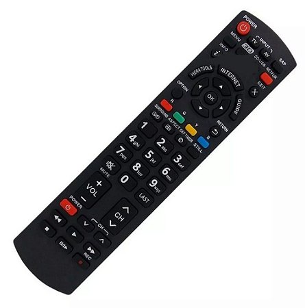 Controle Remoto Tv Lcd / Led Panasonic TNQ2B4905 TC-55CX640B TNQ2B5001 TC-L42ET5B