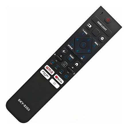 Controle Remoto Para Smart Tvs Philips 4k Led, 50 A 60 Pol.