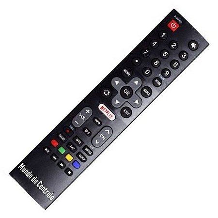 Controle Remoto Tv Philco 4k Led 55 Netflix PTV55 /  PTV55U /  PTV55U21 / PTV55U21D /  PTV55U21DS /  PTV55U21DSW