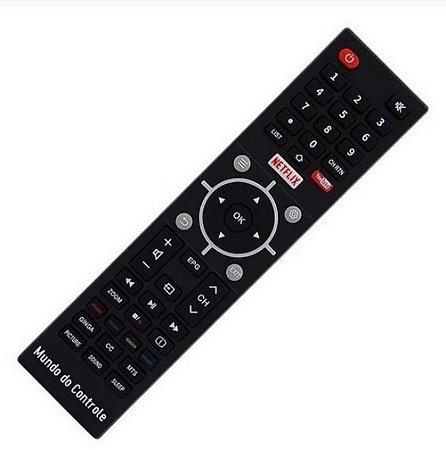 Controle Remoto Semp Toshiba Ct-6810 Com Tecla Netflix