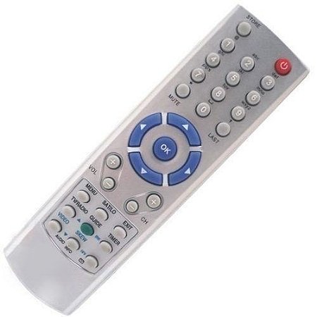 Controle Remoto Receptor Visiontec Vt3000 / Vt3100 / Vt3200 / Vt4000 / VT5000 / VT1000 Slim / VT2000 Slim