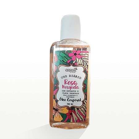 Óleo Corporal de Rosa Mosqueta 140ml - Vegetal do Brasil