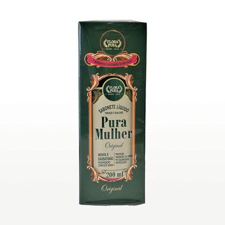 Sabonete Líquido Menta e Bartimão 200ml - Flora Mulher