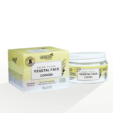 Creme Facial de Copaíba 100 G - Vegetal do Brasil