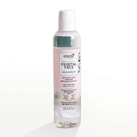 Água Micelar 200ml - Vegetal do Brasil