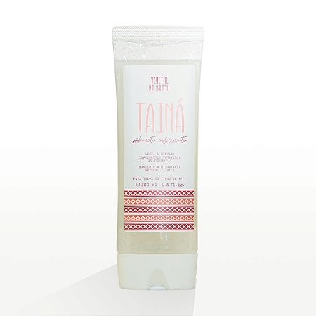 Sabonete Esfoliante Líquido Tainá 200ml - Vegetal do Brasil