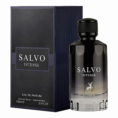 Salvo Intense Eau de Parfum Maison Alhambra – 100ml ou Fracionado 5ml – Masculino