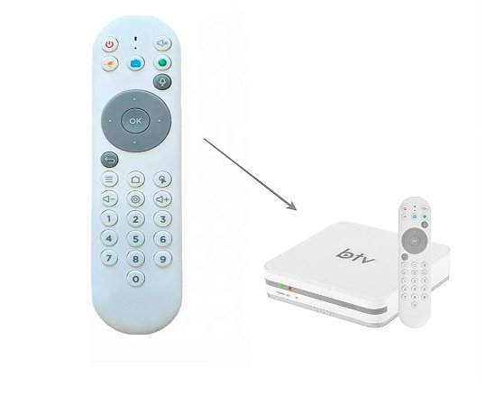 Controle remoto Btv 13 original com coa de proteção