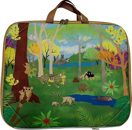 Mala organizadora Crili - Coleção Mamíferos da Mata Atlântica