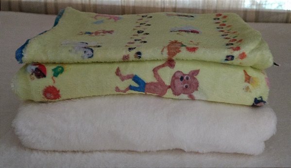 Conjunto lençol de inverno berço Crili Coleção Folclore Brasileiro