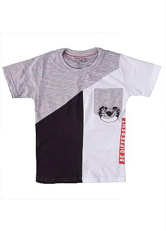 Tigor T Tigre - Camiseta Cinza Menino