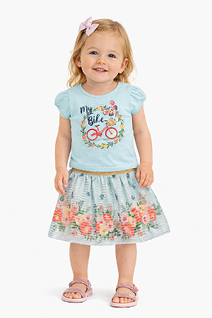 Conjunto Infantil Marisol – Blusa e Saia