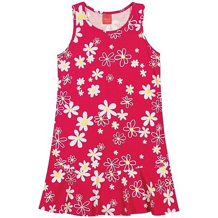Vestido Infantil/Juvenil Menina Floral - Elian