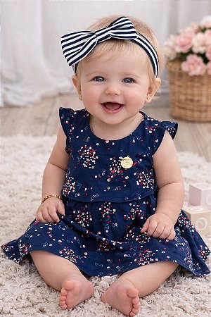 Vestido Infantil Elian com Faixa – Elian