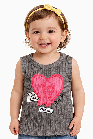 Blusa Angerô Menina Canelada
