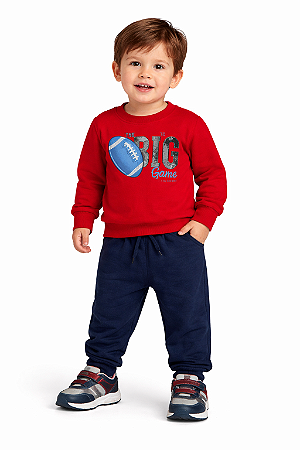 Conjunto Infantil Menino Moletom – Estilo Esportivo