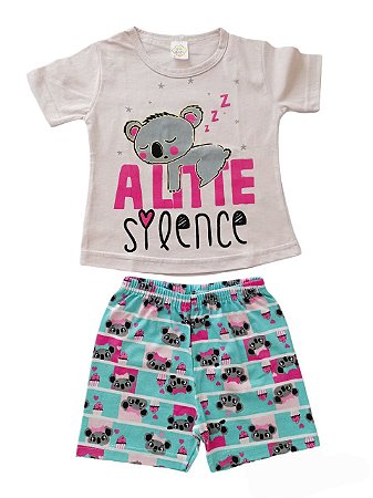 Pijama infantil Menina Coala