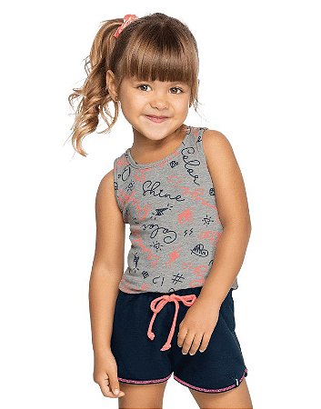 Conjunto Elian Infantil Menina Verão