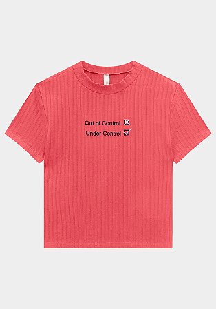 Blusa Infanto Juvenil Cropped Lunender