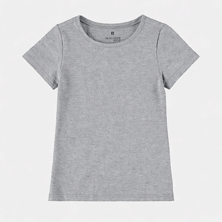 Blusa Infantil Menina Decote Redondo Em Cotton Conforto Malwee Kids