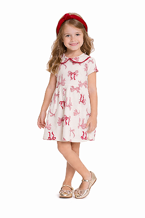 Vestido Infantil Menina – Estampa Laços