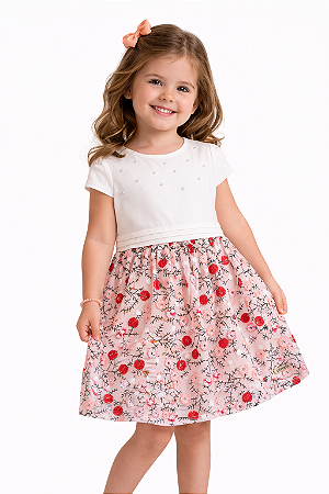 Vestido Infantil Cata-Vento – Elegância e Delicadeza
