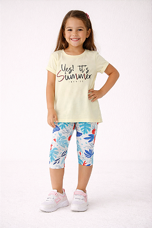 Conjunto Menina Infantil TMX – Estilo e Conforto para o Verão