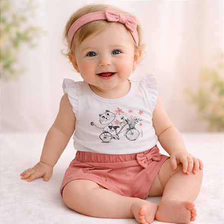 Conjunto Gatinha Charmosa