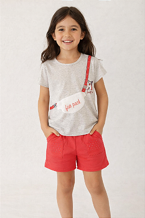 Conjunto Infantil Menina Brincar e Arte