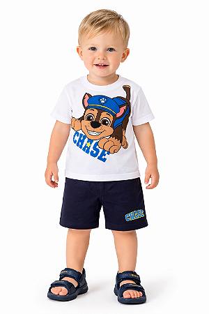 Conjunto Infantil Masculino Patrulha Canina (Chase)