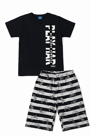 Conjunto Infantil Masculino – Estilo Gamer 🎮