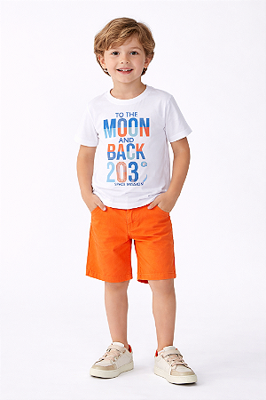 Conjunto Infantil Masculino LP Kids – Estilo Casual Moderno 🧡