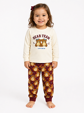 Pijama Infantil que Brilha no Escuro – 100% Algodão