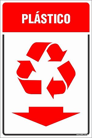 Placa de coleta de plástico