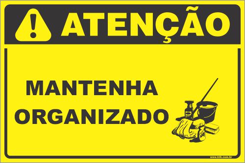Placa de condomínio mantenha organizado